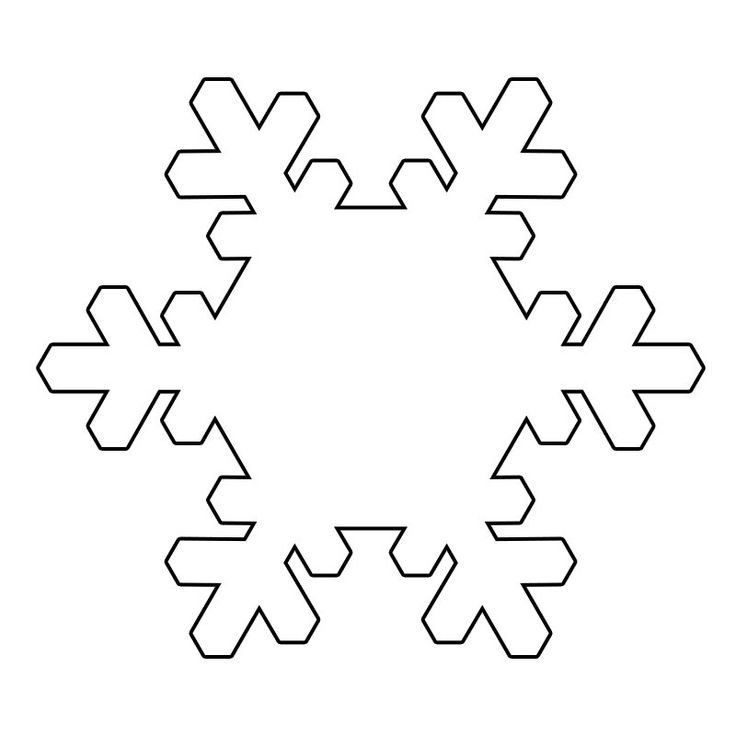 Снежинки вырезать трафареты