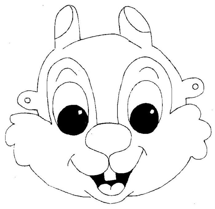 Карнавальные маски раскраски для детей