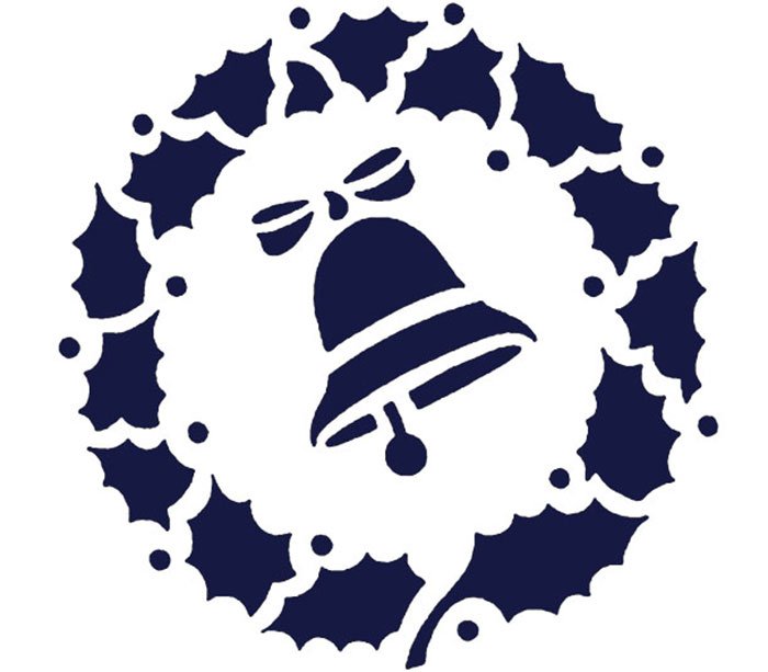 Трафареты для окон на новый год для искусственного снега