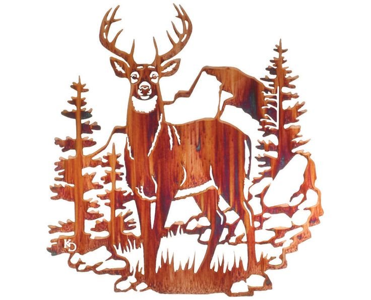 Олень для выжигания