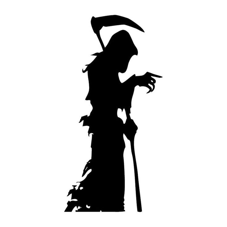 Трафарет смерть