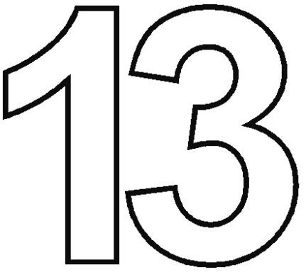 Цифры для раскрашивания