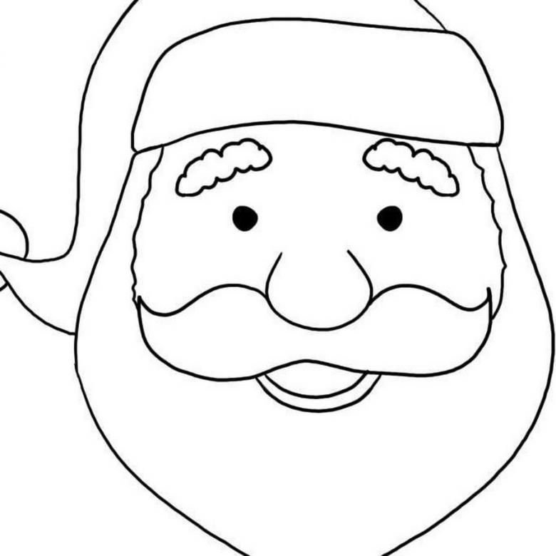 Голова Деда Мороза