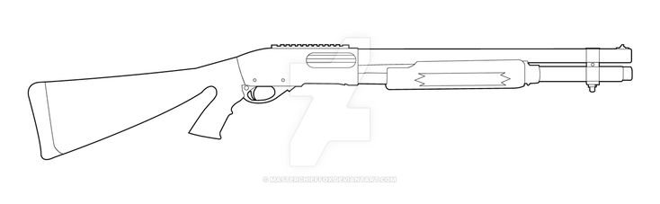 Remington 870 Magnum чертежи