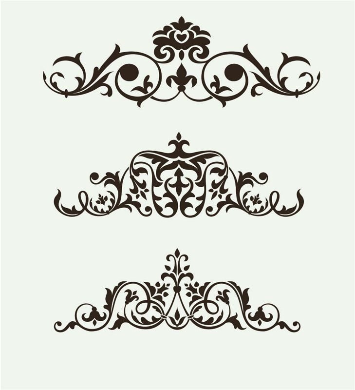 Векторные узоры и орнаменты