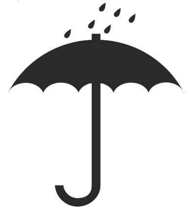 Манипуляционный знак беречь от влаги по ГОСТ 14192