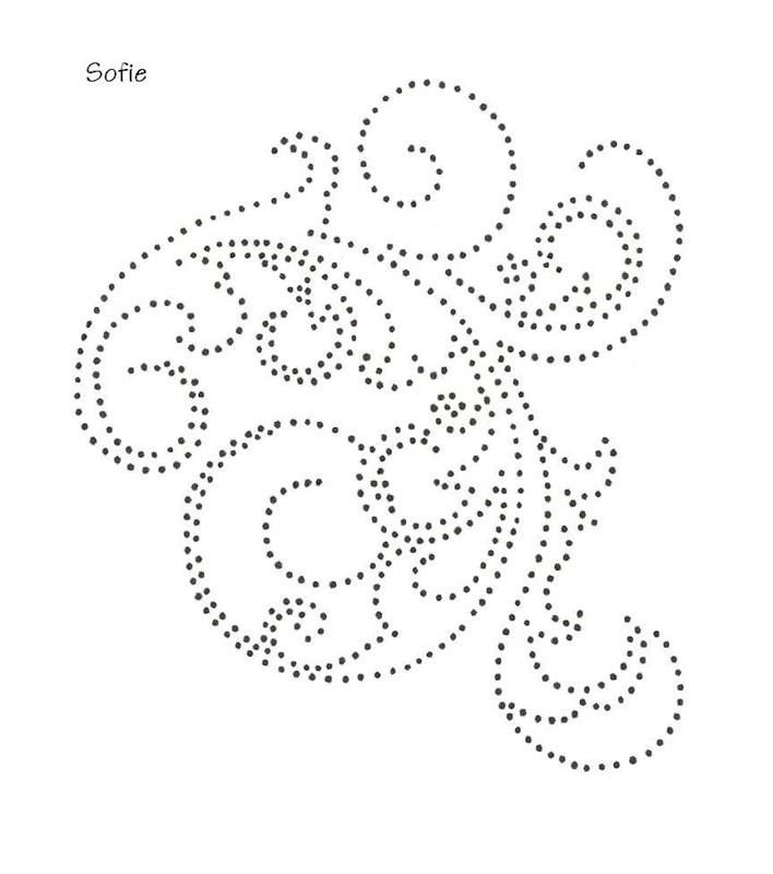 Трафареты для точечной росписи контурами