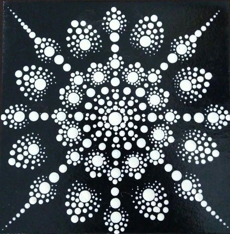 Точечная роспись орнамент