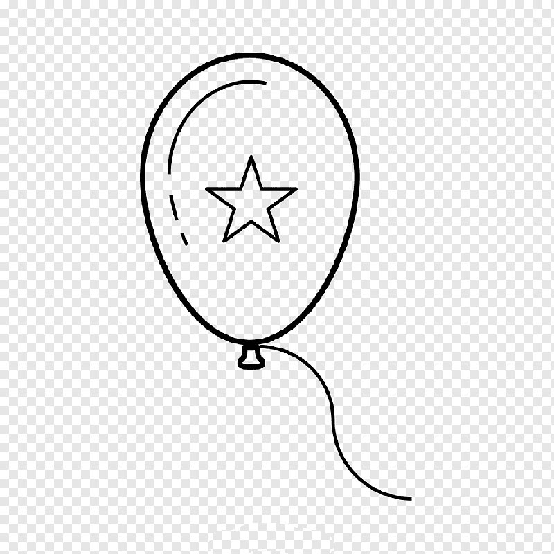 Воздушные шары трафарет для вырезания