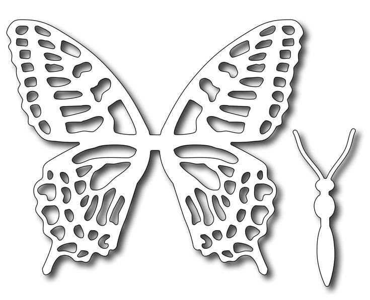 Бабочки шаблоны для вырезания из бумаги