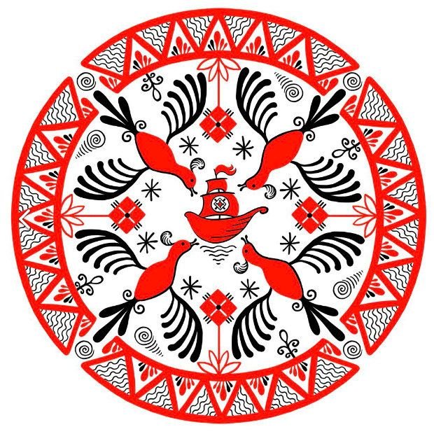 Мезенская роспись Мезени