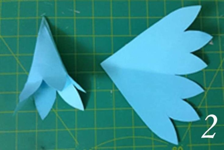 Поделка колокольчик цветок