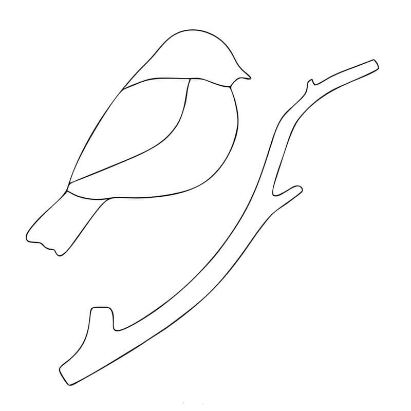 Птички шаблоны для вырезания