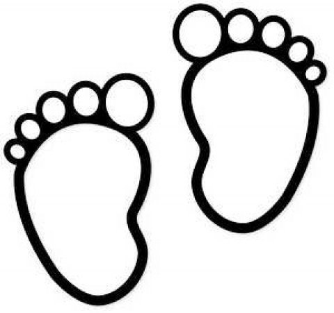 Трафарет стопы