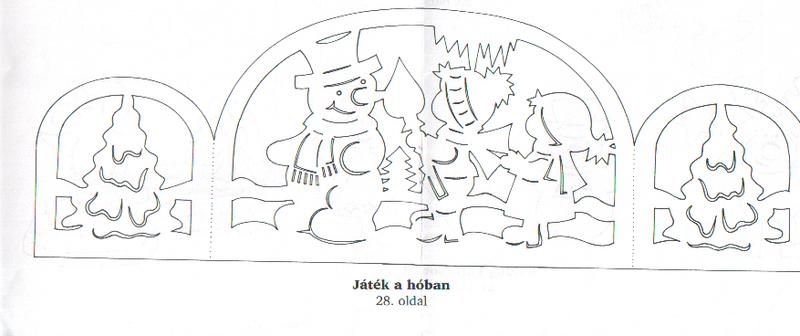 Новогодние украшения на окна трафареты