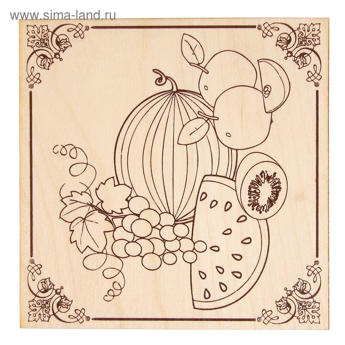 Узоры для выжигания на разделочной доске