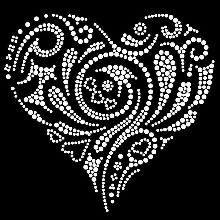 Точечный трафарет для страз