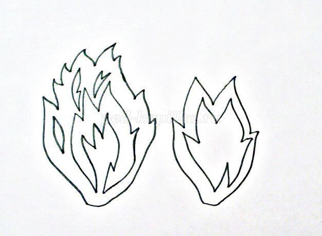 Вечный огонь для вырезания на окно трафарет к 9 мая