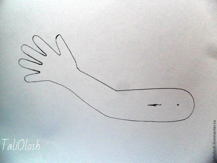 Лекало текстильной куклы