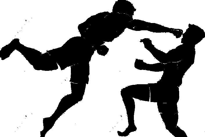 Муай Тай силуэт