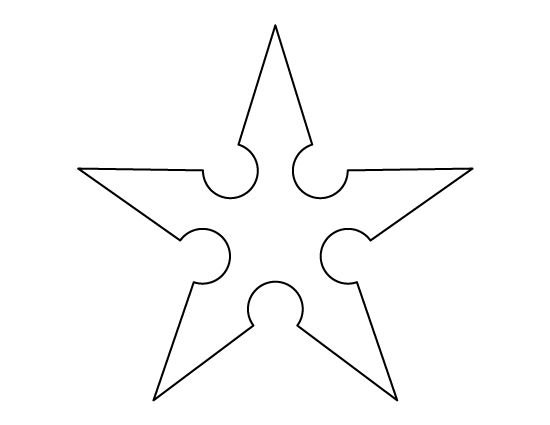 Шестиконечная звезда сюрикен