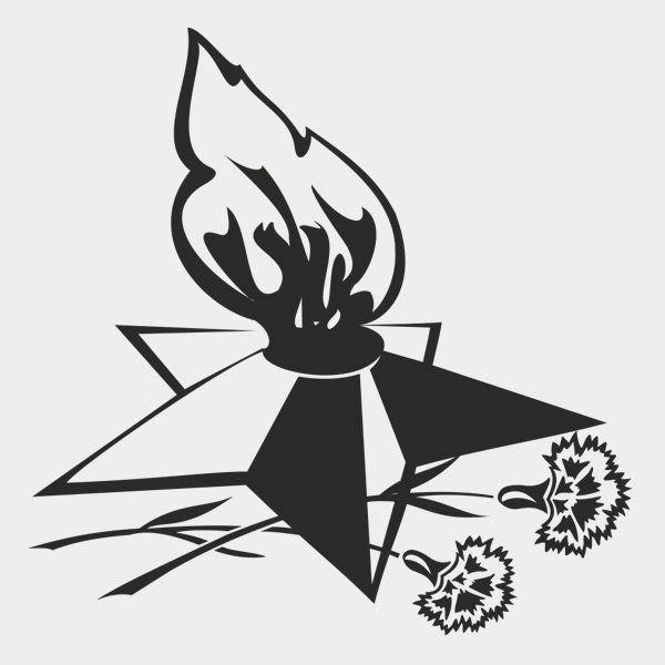 Вечный огонь рисунок