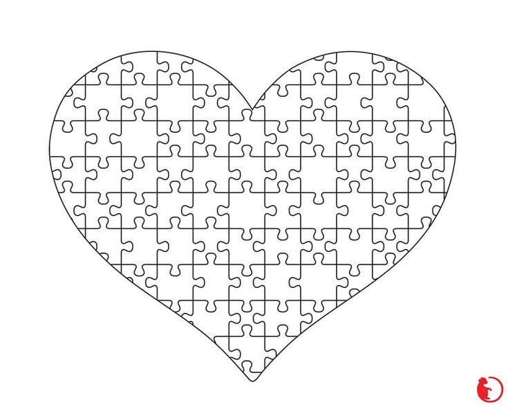 Сердечко пазл