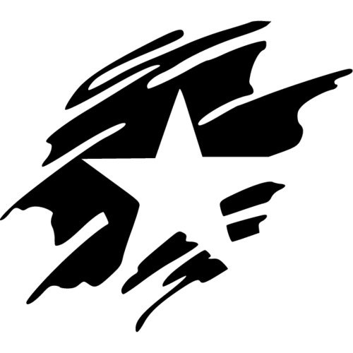 Наклейки на авто чб