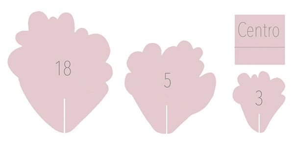 Заготовки для бумажных цветов