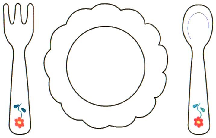 Аппликация посуда