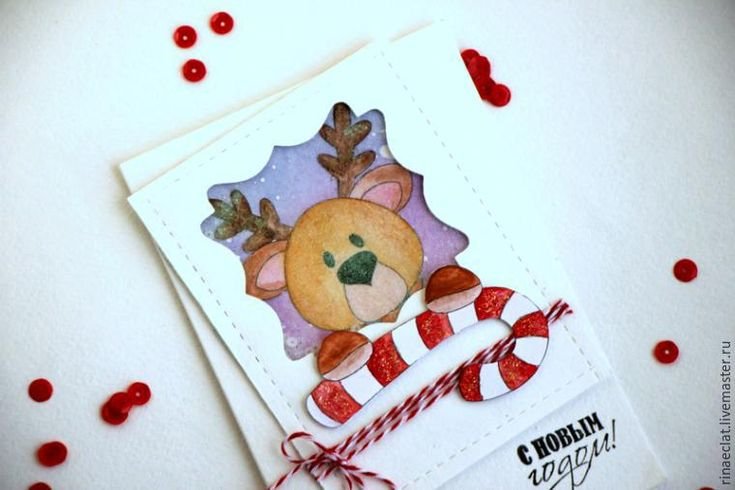Необычные новогодние открытки