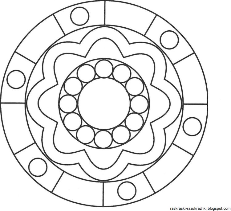 Узоры на посуде раскраска