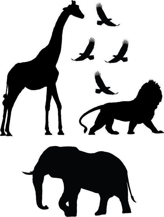 Очертания животных