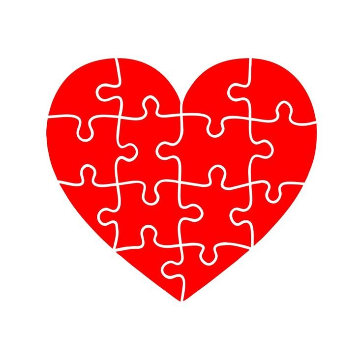 Сердце печать