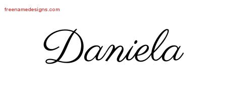 Тату с именем Даниэль