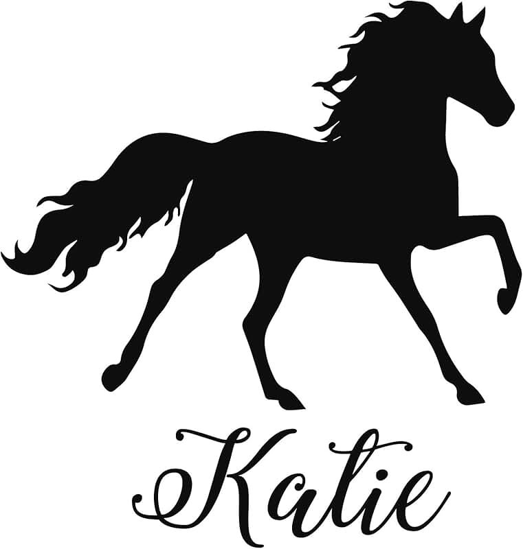 Силуэт лошади