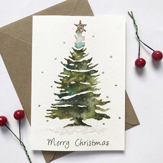 Открытки на новый год своими руками Минимализм