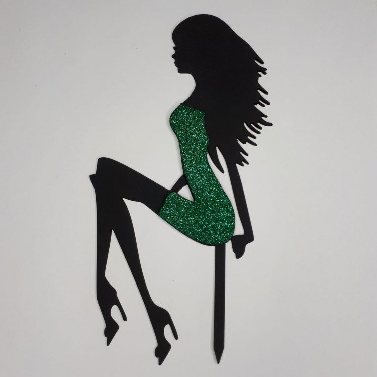 Торт с девушкой Топпер