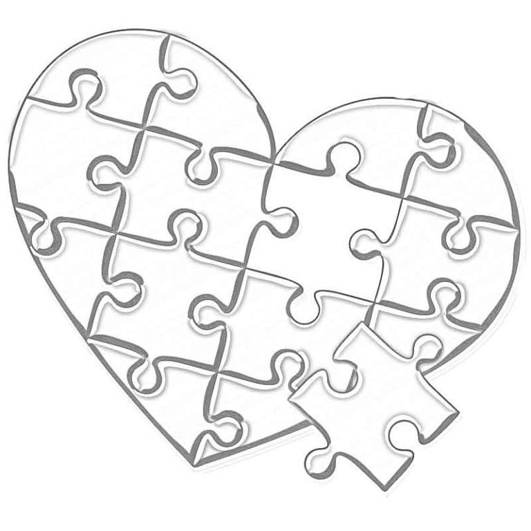 Сердце пазл