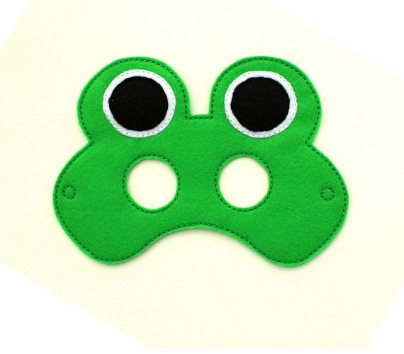 Маска лягушки для детей