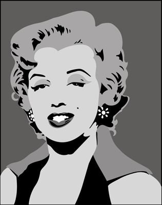 Pop Art трафарет