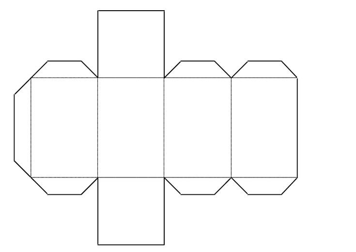 Развертка 4хугольной Призмы