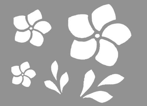 Трафарет "цветы"