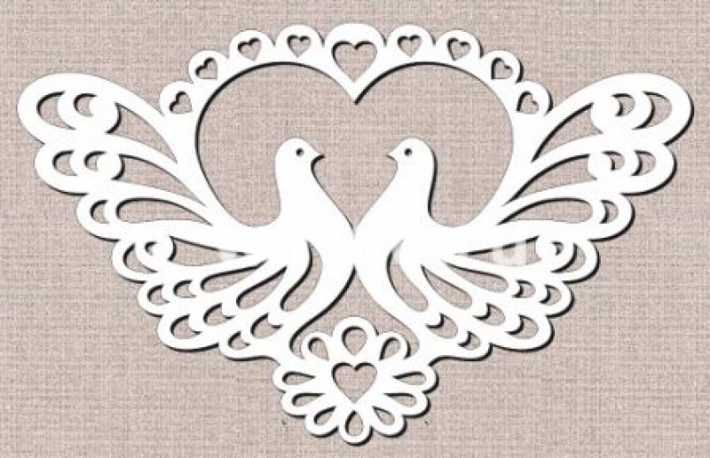 Вытынанка голубь