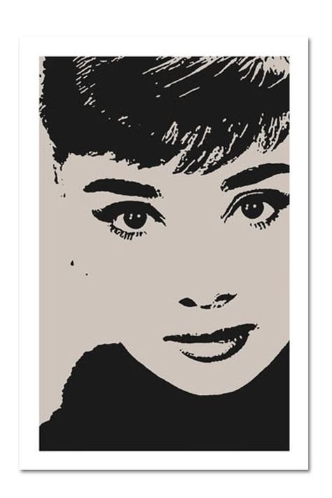 Трафаретные рисунки