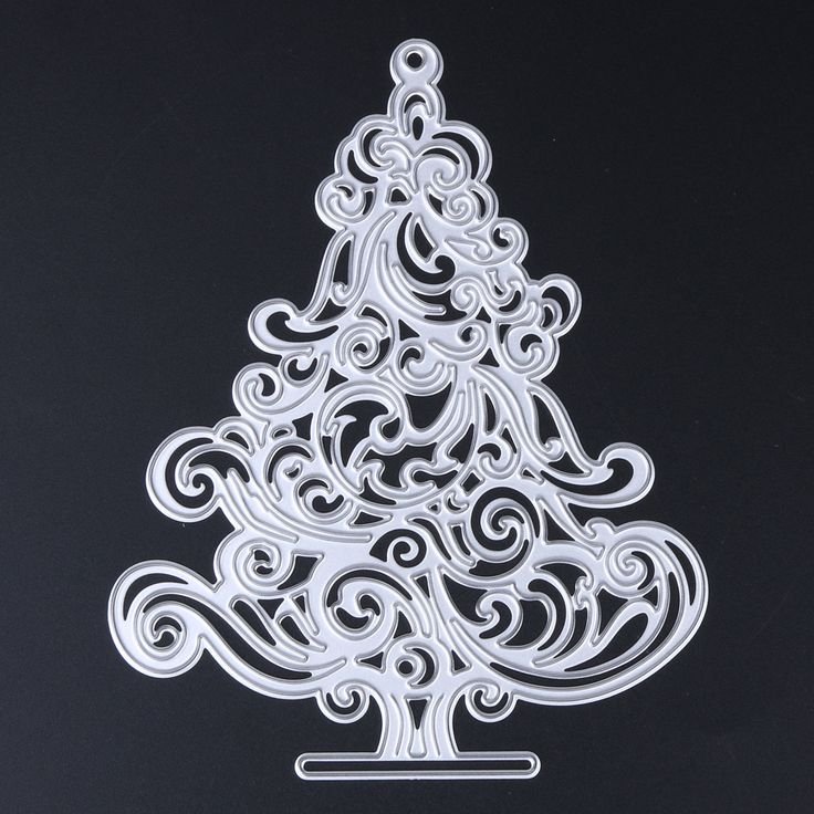 Объемная ажурная елка