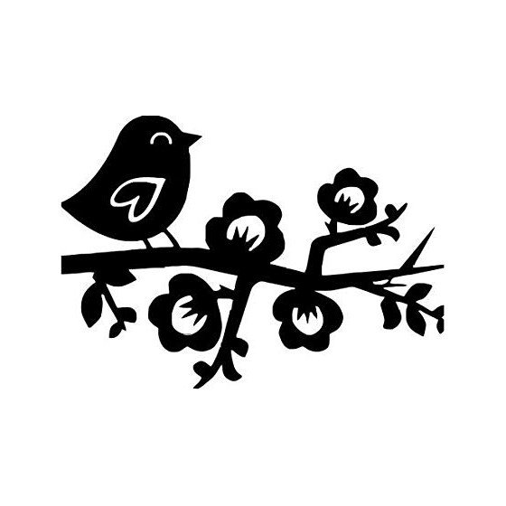 Трафареты птиц для декора