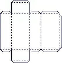 5 Угольная Призма развёртка