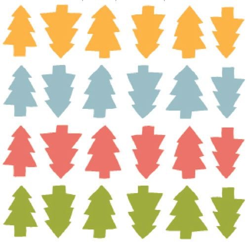 Новогодние гирлянды для вырезания