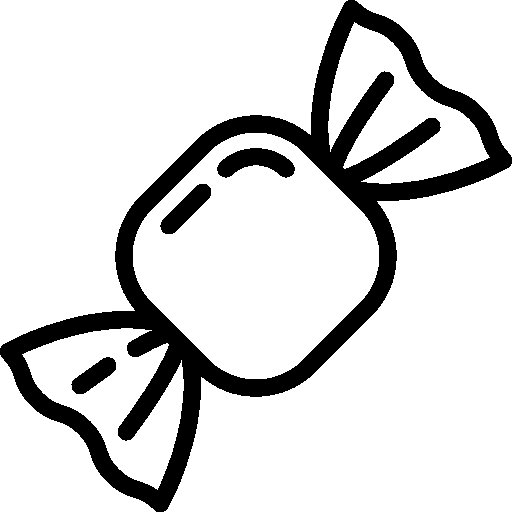 Конфета трафарет